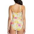 thumbnail image 3 of Bleu Rod Beattie CANARY GOLD Paradiso High Neck Mio One-Piece Swimsuit, US 6, 3 of 3