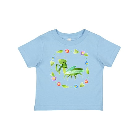 

Inktastic Praying Mantis with Flowers and Leaves Gift Baby Boy or Baby Girl T-Shirt