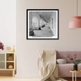 thumbnail image 3 of Historic Framed Print, Porch of the Mission of San Juan, Monterey County, 17-7/8" x 21-7/8", 3 of 9