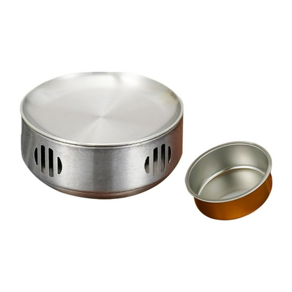 Zxpjkyu Alcohol Cooking Pot Outdoor Camping Heater Cookware Portable Cooker Multipurpose 20CM