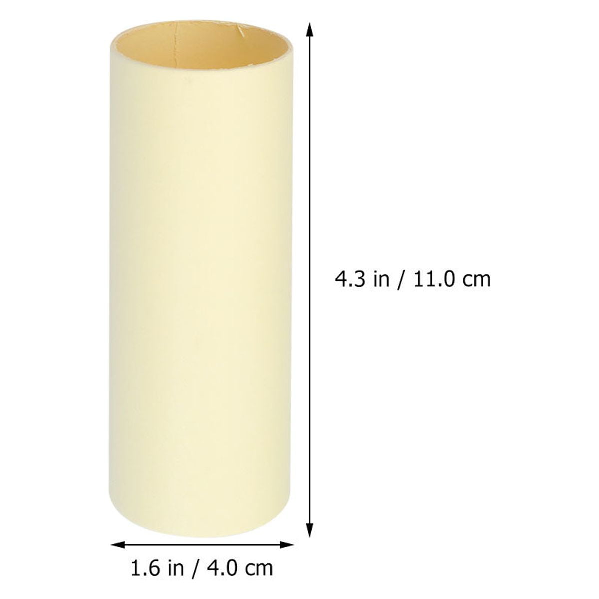 DINHEAROM Cardboard Tubes Kraft Paper Shipping 40Pcs 11Cm Height