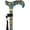(Multicolor), variant on Walking Sticks for Men and Women - Stylish Designer Fashionable Adjustable Derby Canes - Lightweight Aluminum Cool Walking Sticks with HD Patterns