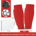 thumbnail image 3 of WKSCLPAI Calf Compression Sleeves for Men Women Winter Thermal Leg Warmers Anti-Slip Leg Sleeves for Sports 5-Size for Adults & Teens Ski/Soccer/Running/Cycling, Red,S, 3 of 8