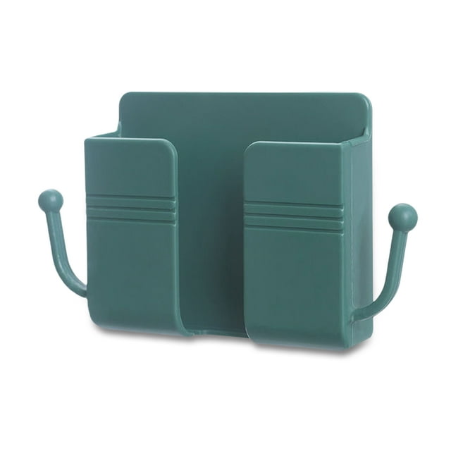 Injueey soporte para teléfono montado en la pared organizador de control remoto de perforación libre caja de almacenamiento multifuncional Type3 NO3