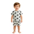 thumbnail image 3 of Ensemble Garçon T-Shirts Imprimés + Shorts Col Rond Tenues de Printemps Vêtements Garçons 9-10 Ans, 3 of 4