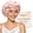 Pink, variant on Yanibest Shower Cap for Women Reusable Waterproof, Adjustable Non-Slip Shower Hair Cap, Washable Bath Hat for Long Hair