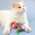 thumbnail image 4 of Juguete interactivo para gatos Xeyise, ratón de peluche suave con jaula protectora, colores vibrantes, alivia el aburrimiento, juguetes para gatos resistentes a las mordeduras, 4 of 8