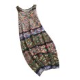 thumbnail image 4 of Vestido de mujer Chaleco estampado floral Vestido de tirantes sin mangas Vestido de playa sin mangas, Rosa, M Inevent AP002325-01, 4 of 7