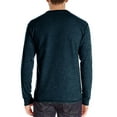thumbnail image 3 of Frontwalk Mens Loose Fit Solid Color Tops Front Pocket Plain Basic Tee Henley Autumn T Shirts Royal Blue M, 3 of 5