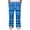 Royal Blue, variant on GrmtClth Adult Mens Cargo Pants Wide Leg Flannel Plaid Joggers Dual Side Cargo Pockets Elastic Waist Daily Lounge Pants Dark Gray 3XL