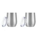 thumbnail image 2 of Inteprter Vaso aislado al vacío de acero inoxidable de 12 oz, taza de viaje para coche de doble pared, taza de café y agua para bebidas heladas Type1 NO1, 2 of 6