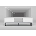 thumbnail image 6 of Fitzgibbon Tv Stand Wooden White, 6 of 10