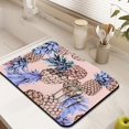 thumbnail image 3 of Sunshine Pineapple Dish Drying Mat, Tropical Hawaiian Fruit Summer Yellow Golden Absorbent Kitchen Mat, 3 of 4