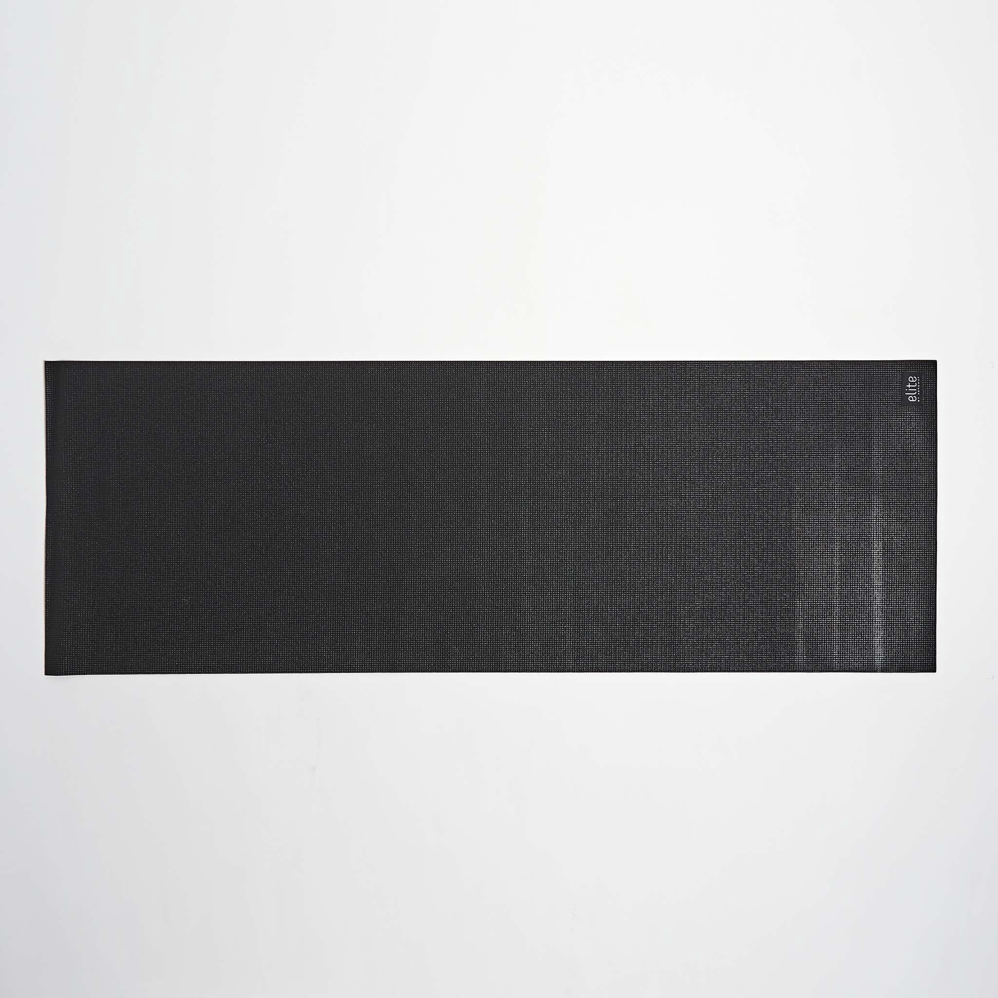 AEROMAT  Elite Yoga Mat Light - 1/8'' Thickness - 1/8" x 24" x 68" Black