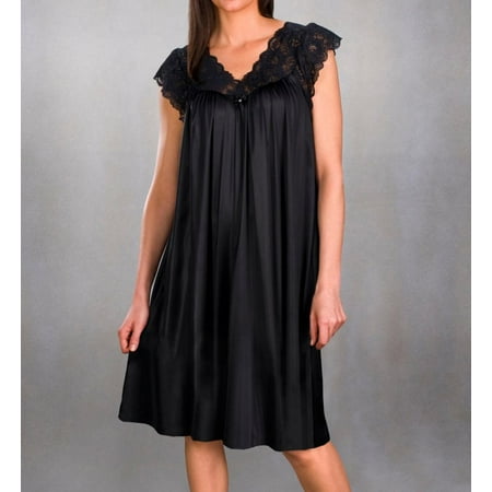 

Women s Shadowline 36737 Silhouette Gown (Black L)