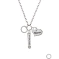 thumbnail image 2 of Delight Jewelry Silvertone Always My Mother Eternity Ring Always My Mother Bar Zoe Necklace, 2 of 4