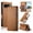 Brown, variant on For Google Pixel 9 / Pixel 10 Wallet Case Flip Card Holder,PU Leather Side Buckle Magnetic Frosted Women Men Cover,Rose gold,For Pixel 9 / Pixel 10