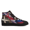 thumbnail image 2 of Christian Cross Hawaii High Top Canvas Shoes Sneakers Black Size 5, 2 of 7