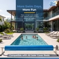 thumbnail image 4 of Blue Wave 20-ft x 40 ft Rectangular Solar Pool Cover, Blue, 4 of 7