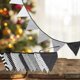 thumbnail image 4 of Banderas de tela de algodón nórdico INS, banderín negro y gris, decoración de boda para fiesta de bebé Likrtyny 3wd0vx5tu4jc5fs5, 4 of 9