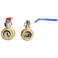 thumbnail image 5 of 10 Pcs XFITTING Push Fit 3/4 Inch x 3/4 Inch Push Fit Ball Valve Red and Blue, Hot and Cold,, 5 of 5