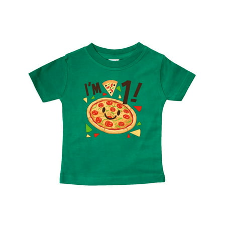 Im One! pizza birthday party Baby T-Shirt (Best Pizza Of The Month Club)