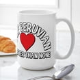 thumbnail image 6 of CafePress - Half Peruvian - 15 oz Ceramic Large White Novelty Mug, 6 of 6