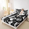 thumbnail image 4 of Feelyou Piano Guitar Teens Bed Sheets, Pop Music Style King Sheets, 4 Pieces, 4 of 7