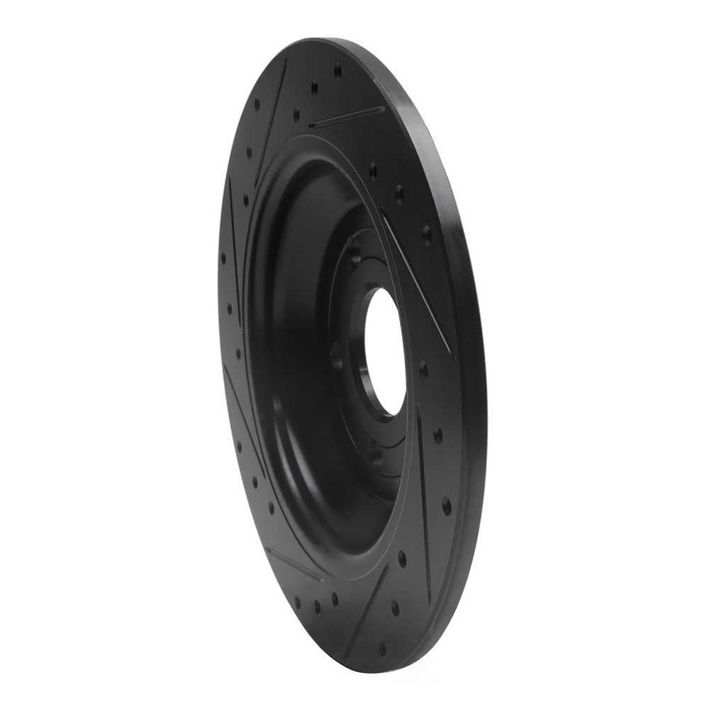 Dynamic Friction Company 633-54262R DFC Brake Rotor - Drilled And Slotted - Black