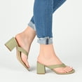 thumbnail image 6 of Journee Collection Womens Alika Slip On Block Heel Sandals, 6 of 6