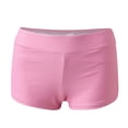 thumbnail image 4 of ibiyuan Plus Size Swimsuit Cover Up Two Piece Rash Guard Capris Athletic Swimwear Bathing Suits for Women Color Block Womens Swimsuit Cover Up,Pink, 4 of 6