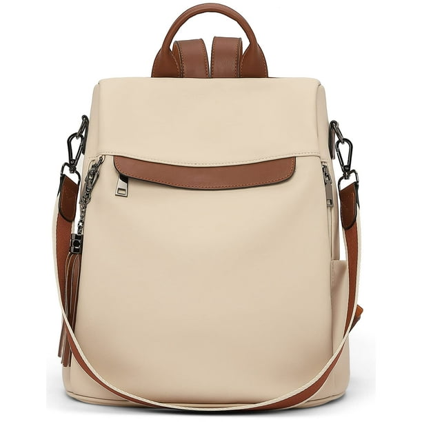 Mochila Telena de piel sintética antirrobo para mujer