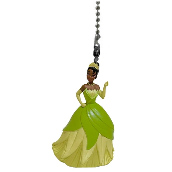 Playful Princess & Frog Tiana Fan Lamp Light Pull Chain PVC Figure New Figurine