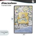 thumbnail image 4 of Stupell Industries Cottage Cozy Cat Relaxing Black Framed Giclee Art, 12 x 18, by Lanie Loreth, 4 of 8