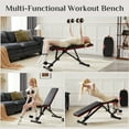 thumbnail image 6 of CONCETTA Weight Adjustable Workout Bench for Home Gym, 795LBS Capacity Foldable Bench Press，Black, 6 of 6