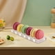 thumbnail image 5 of Expositor rectangular de 22 cm para macarrones y galletas, ideal para postres, cupcakes, bodas, pan, galletas y cumpleaños. s202412246186, 5 of 5