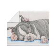 thumbnail image 3 of CafePress - Boston Terrier Puppy Dog Throw Blanket - Soft Fleece Throw Blanket, 50"x60" for All Ages, 3 of 4