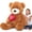 Heart-Brown, variant on MaoGoLan 6ft Big Teddy Bear Stuffed Animal Giant Brown Bear With A Heart Plush Toy