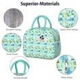 thumbnail image 4 of Womens LightGreen Dinosaurs Clouds Trees Pattern Lunch Box for Work,Insulated Lunch Bag for Women,Loncheras Para Mujer,Leakproof Adult Lunch Bag for Work,Beach,Travel,Picnic,Camping, 4 of 7