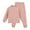 Pink, variant on Krdevn Girls Thermal Underwear Winter Lined Warm Long Sleeve Top and Pants Comfy Loungewear for Cold Weather Indoor Outdoor Activities,Kids Outfit,5-6 Years