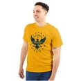 thumbnail image 4 of Defender Freedom Patriotic Eagle Plus Size Crewneck Graphic Tee Shirt Brisco Brands 2X, 4 of 6