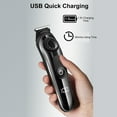 thumbnail image 4 of Tondeuse Électrique 5 en 1 pour Hommes, Sans Fil, Rechargeable, Machine de Coupe des Poils du Corps Entier, 4 of 8