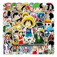 thumbnail image 2 of 100Pcs One Piece Stickers for Girl, Cute Cartoon Gifts Decal for Teen Water Bottle, Laptop, Travel Case, Guitar, Phone, Skateboard, Bike, Scrapbook, 2 of 4