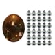 thumbnail image 5 of 30x campanas galvanoplastia tobillera resistente colgantes retro colgantes Kit de carillón joyería de plata brillante para, 5 of 9