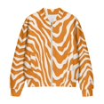 thumbnail image 4 of DISNIMO Zebra Stripe Printed Sweatshirts for Women Long Sleeve Jackets Warm Outwear Zip Up Sweatshirts with Pockets, L, 4 of 7