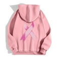 thumbnail image 4 of Breast Cancer Awareness Hoodie for Women 2025 Long Sleeve Zip Up Hoodies with Pockets Hooded Sweatshirt Jacket, 4 of 6