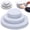White, variant on NOGIS 60 Pack Felt Plate Storage Dividers, 3 Sizes Thick Felt Round Dish Storage Protectors Pads Premium Plate Separators for Packing Stacking Cookware (White,5/7.5/10.5 Inch)