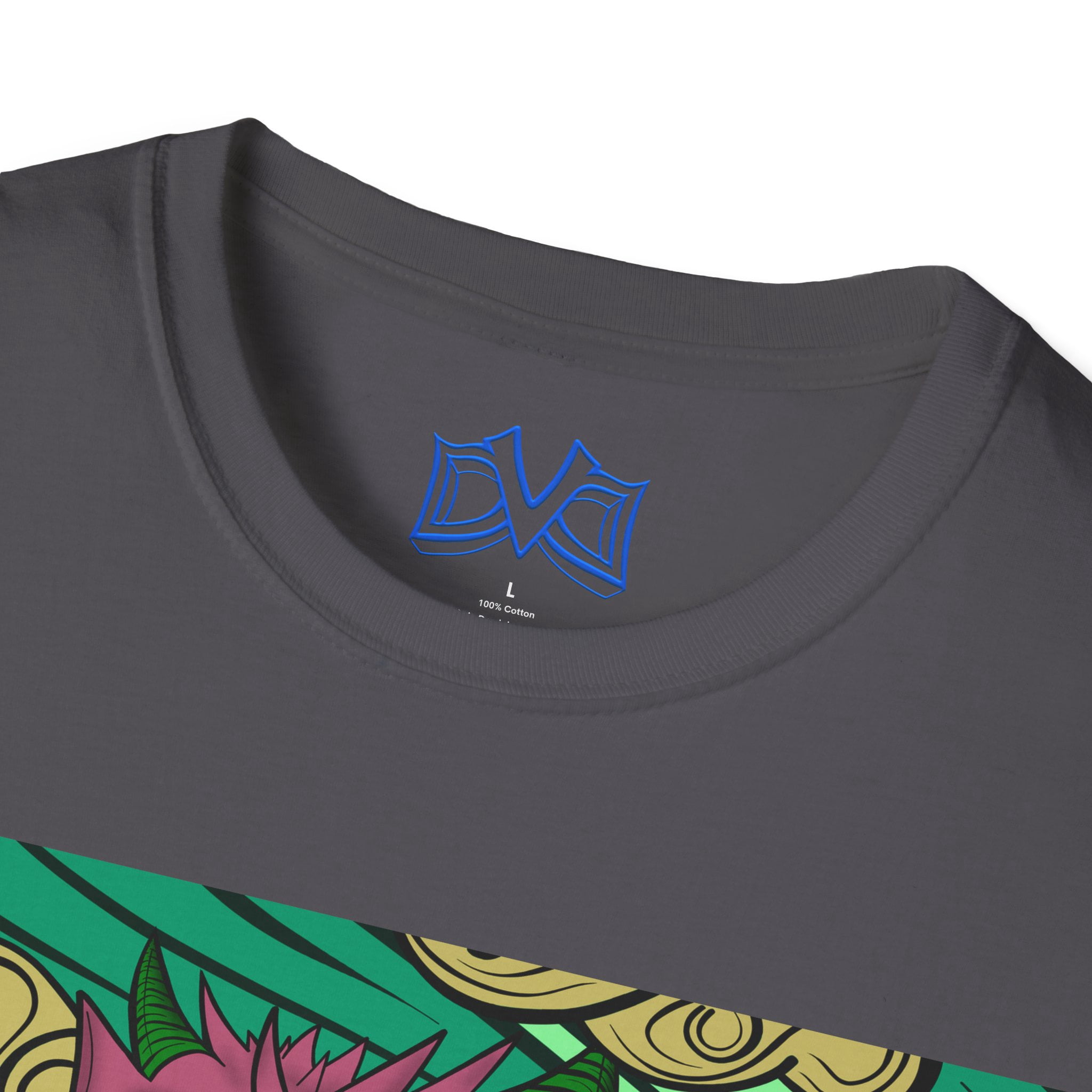 Dragon of Elements, Skate Surf wear. Hand drawn art on a unisex t-shirt