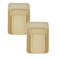 thumbnail image 1 of Oleegame 2PC Picnic Trays For Food Birch Multi Use Large Capacity Serving Tray Plastic Practical Food Grade Storage Tray For Home Anti Deformed Shockproof A, 1 of 8