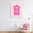 thumbnail image 2 of Stupell Industries Pink Portuguese Post Mailbox Canvas Wall Art design by Jessica Beck, 40 x 30, 2 of 7